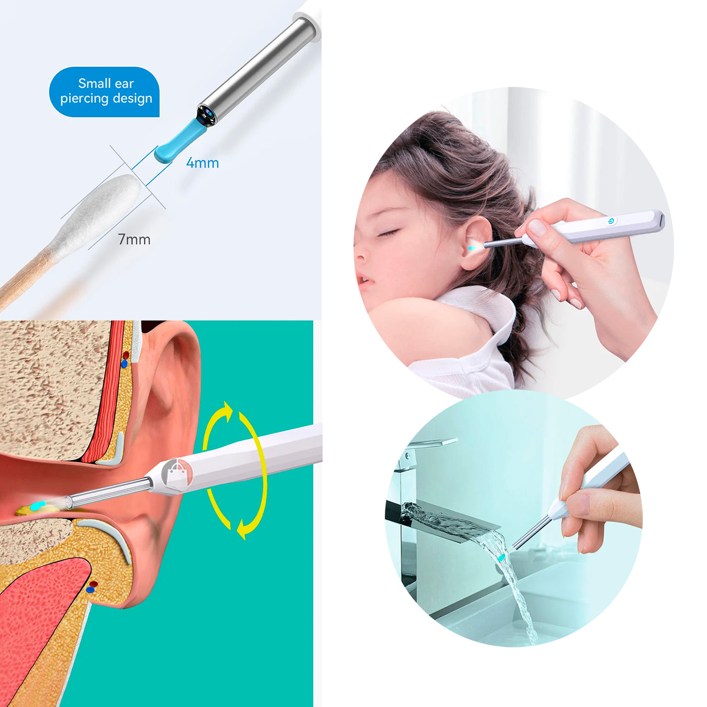 LIMPIADOR DE OIDOS CON CAMARA NOWAX + ENVIO GRATIS